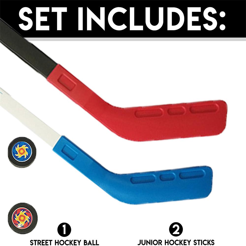 Kids Outdoor Hockey Sticks - Набор пластиковых хоккейных клюшек 72 см