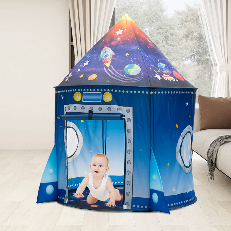 Kids Outdoor Play Tent - Детская палатка-ракета, раскладная игровая палатка для