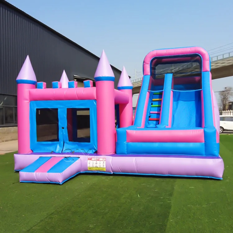 Kids Outdoor Jump House - Коммерческий надувной батут-замок класса люкс с