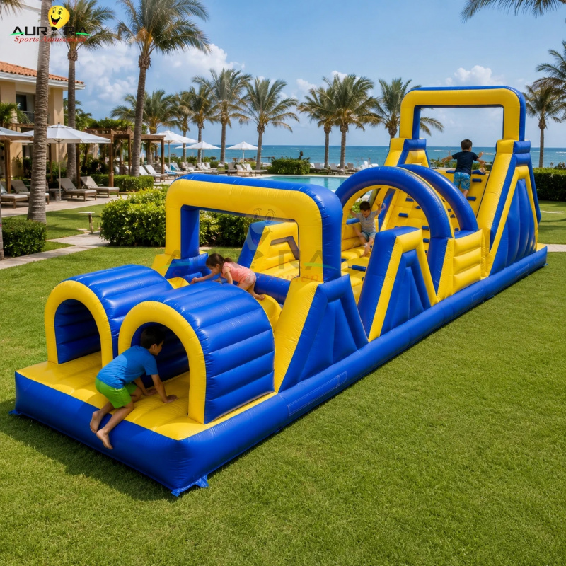 Kids Outdoor Jump House - Новый надувной батутный комплекс с препятствиями