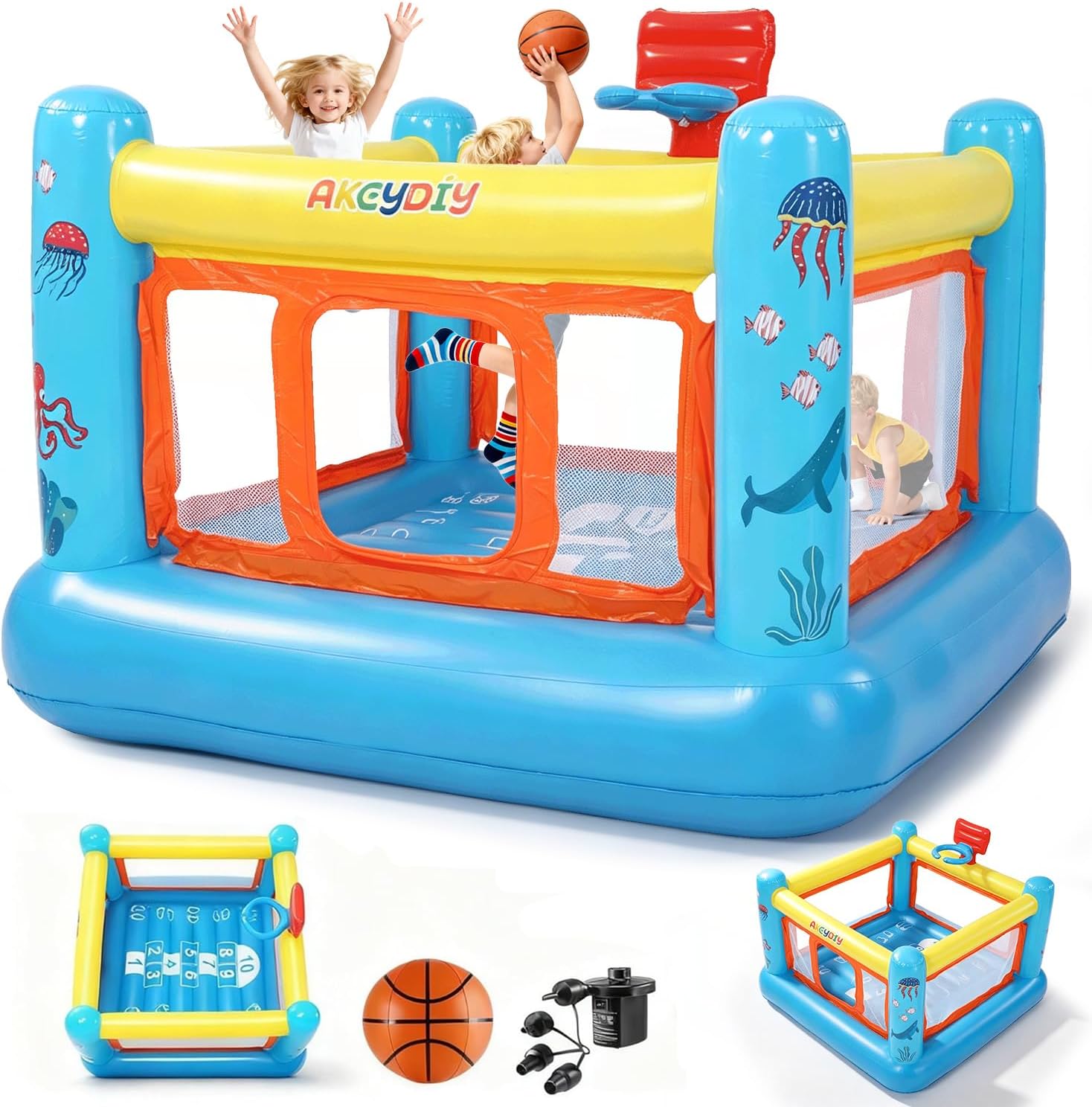 Kids Outdoor Jump House - Надувной батут из ПВХ для детей