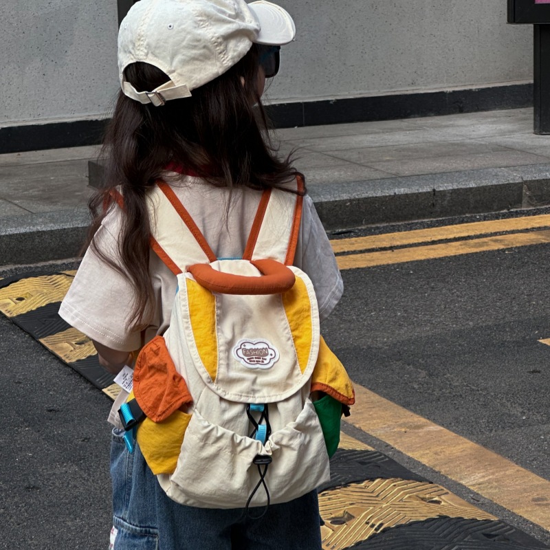 Kids Outdoor Backpack - Детские рюкзаки с цветными блоками для