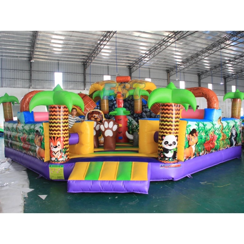 Kids Outdoor Zoo - Оптовая продажа: Детский гигантский надувной батут-замок