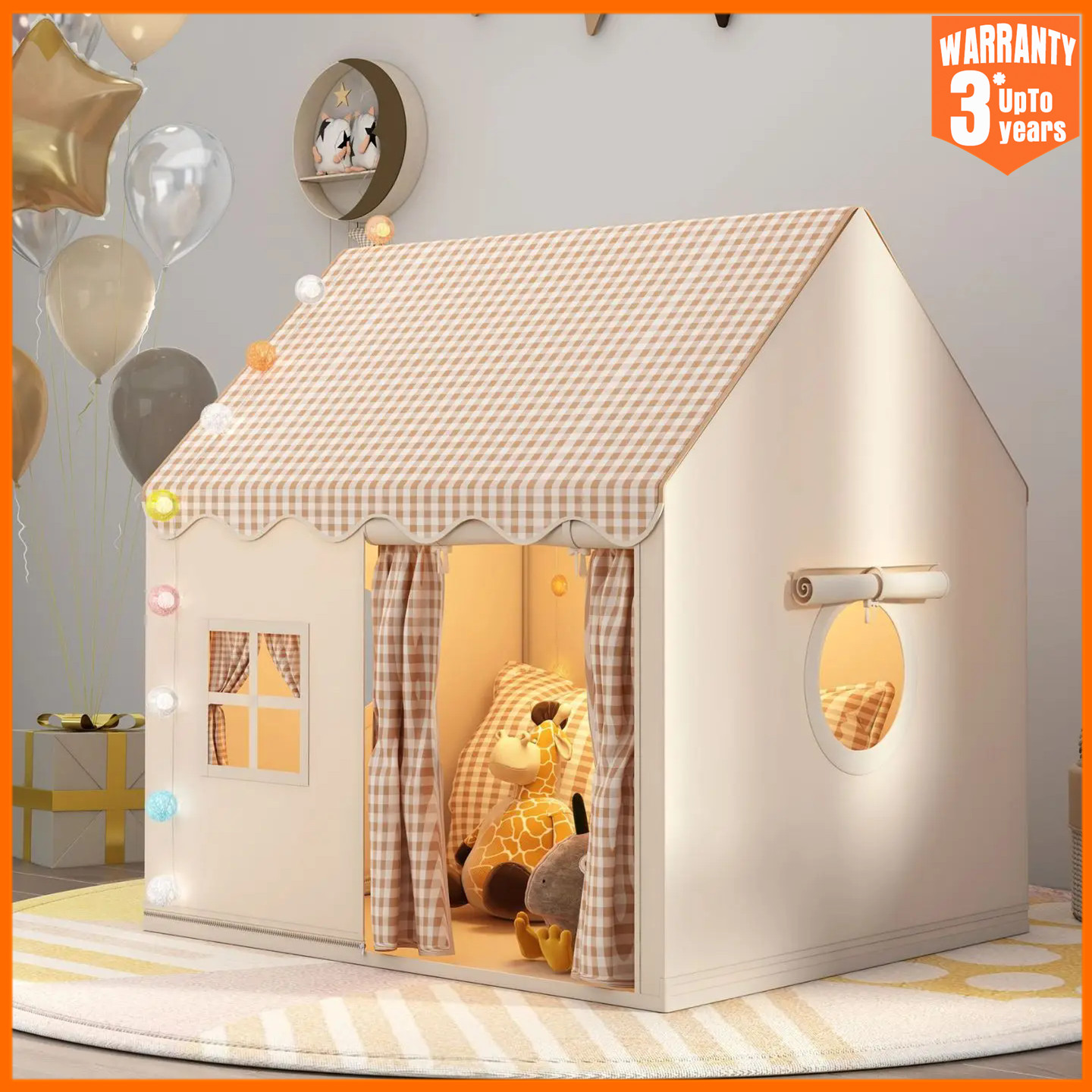 Kids Outdoor Play Tent - Детская игровая палатка-домик «Замок принцессы», складная,