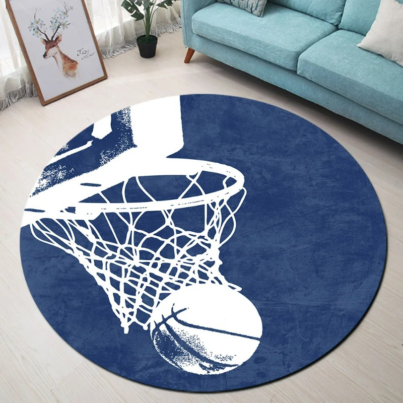 Kids Outdoor Floor Cushions - Баскетбольные круглые коврики и ковры для