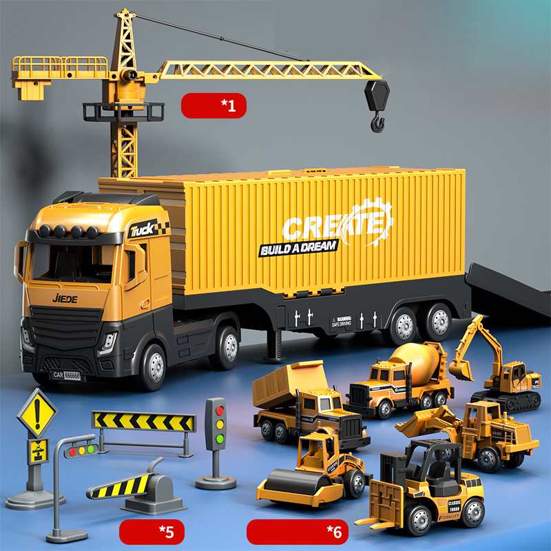 Kids Outdoor Digger - Строительные грузовики из сплава, игрушки для