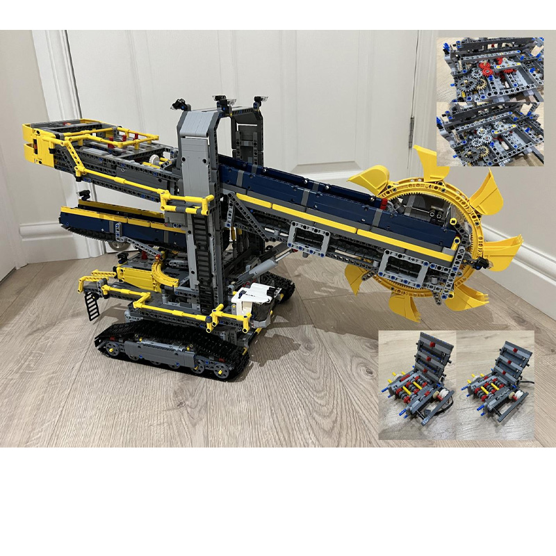 Kids Outdoor Digger - MOC-24566 Новый 42055 гладкий ковш-колесо, экскаватор,