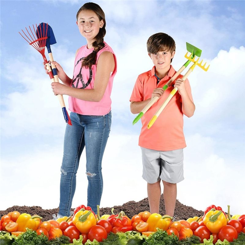 Kids Outdoor Garden Set - B05C-Набор садовых инструментов для детей, 4