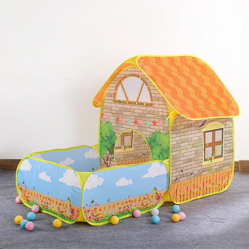 Kids Outdoor Play Tent - Портативная складная детская игровая палатка с