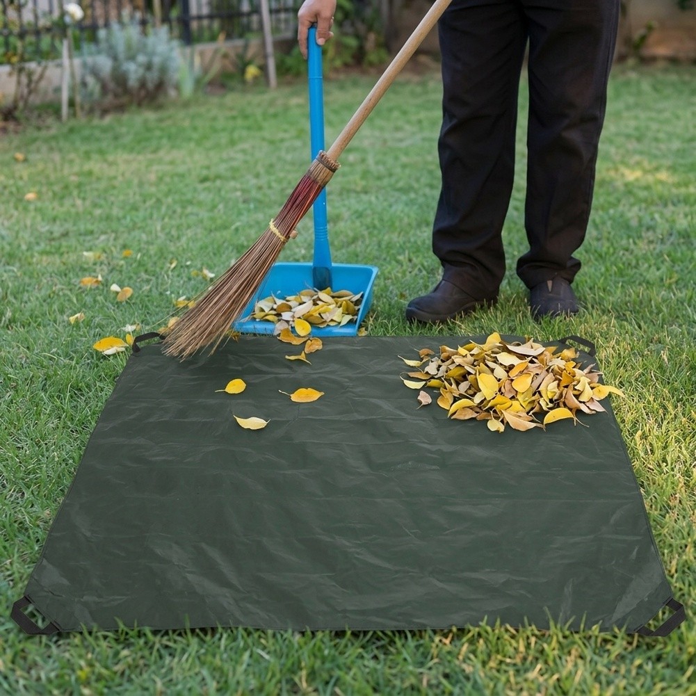 Sandpit Cover Tarp - Водонепроницаемый тент для транспортировки листьев 6,5x6,5