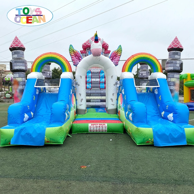 Kids Outdoor Jump House - Надувной батутный комплекс для детей: большой