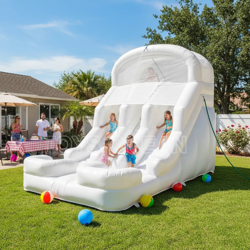 Kids Outdoor Water - Надувная водная горка для детей, двойная