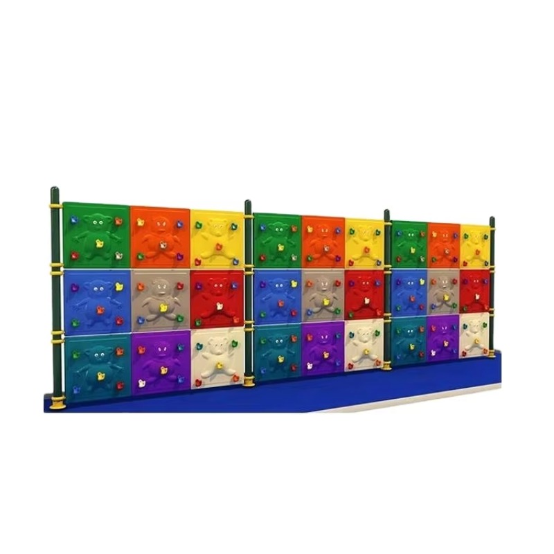 Детская пластиковая скалодромн – обзор и цена Kids Outdoor Climbing Wall