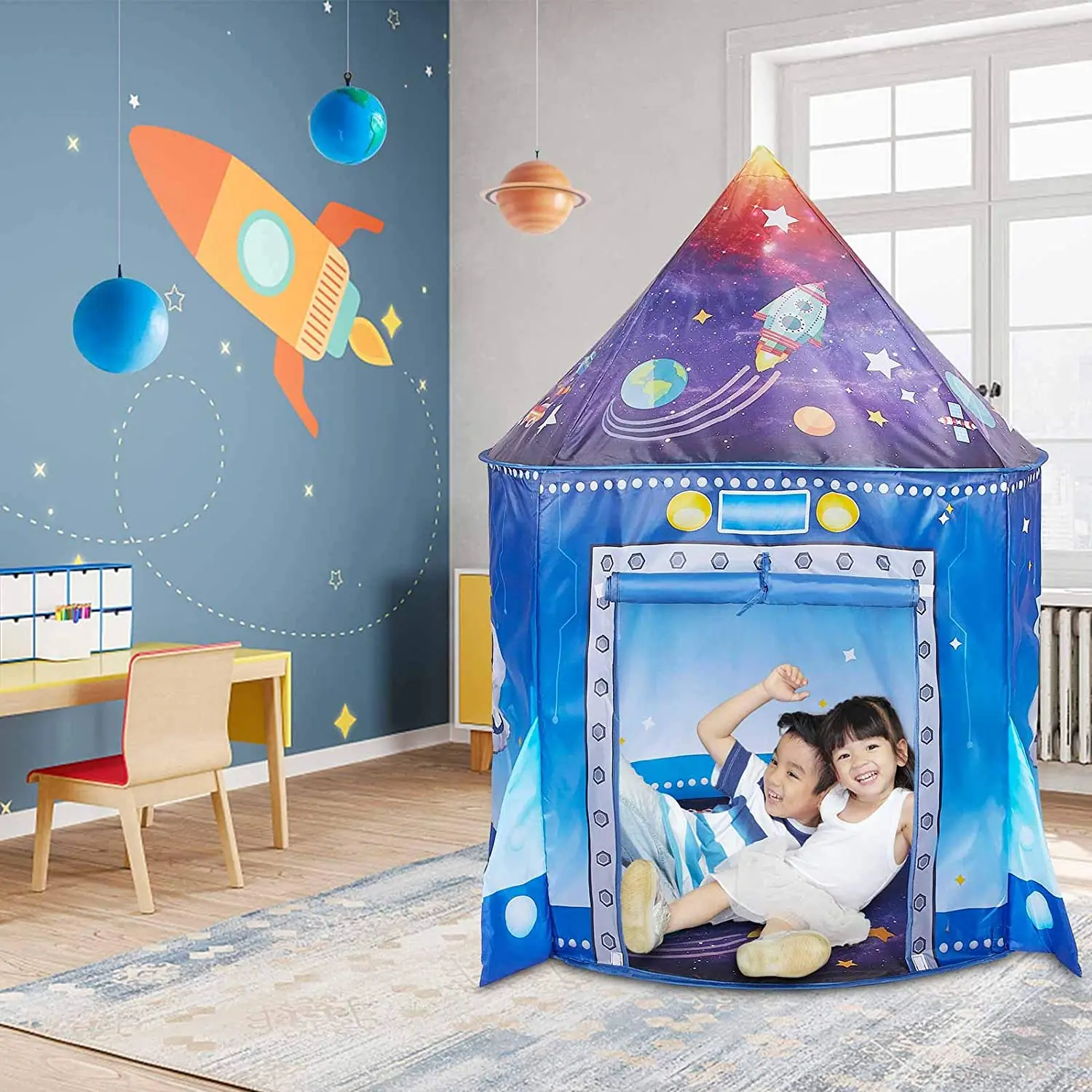 Детская палатка-ракета, раскла – обзор и цена Kids Outdoor Play Tent