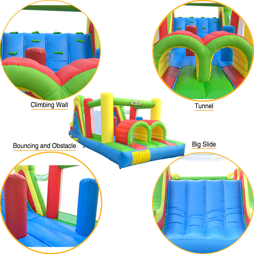 Красочный надувной батут для д – обзор и цена Kids Outdoor Jump House
