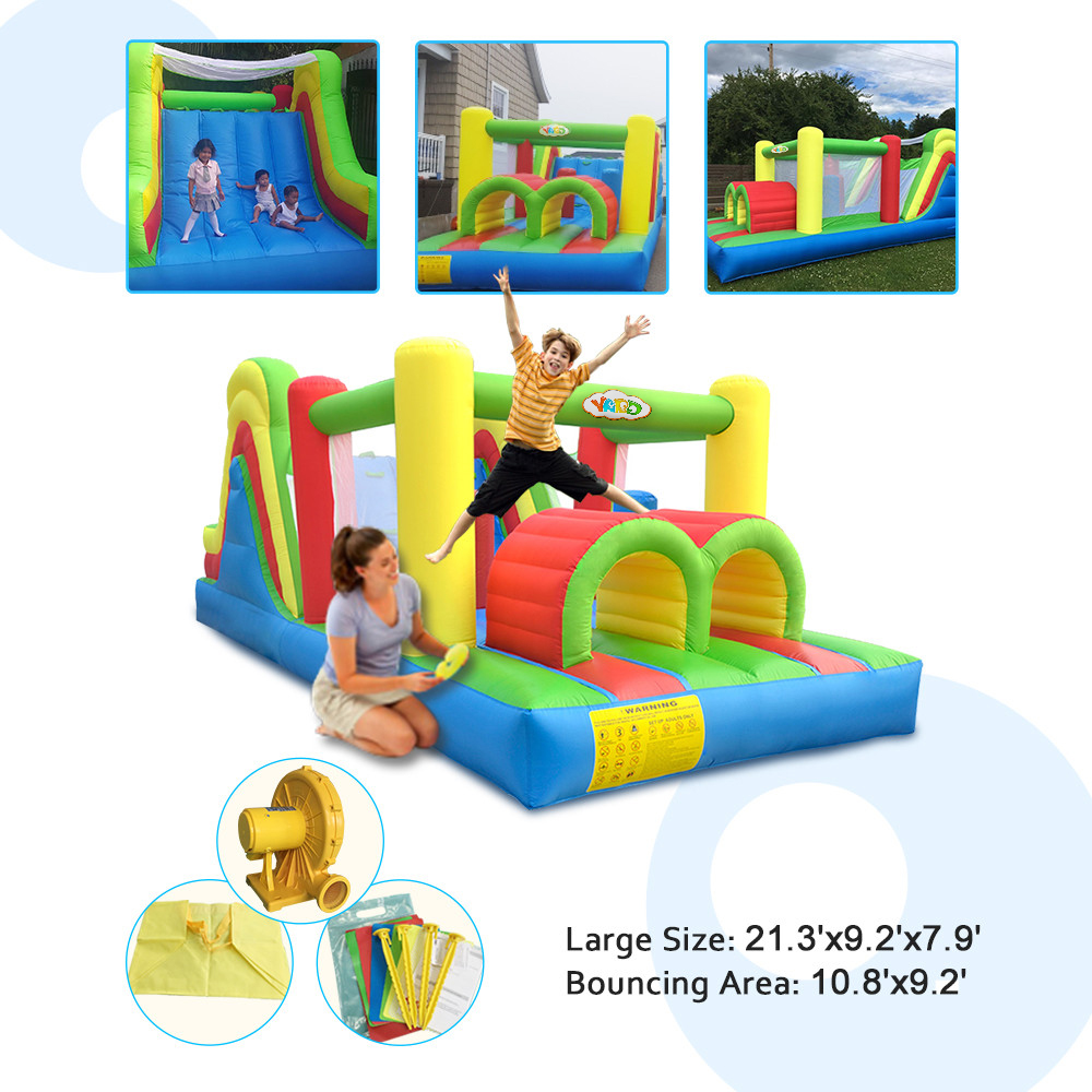 Красочный надувной батут для д – обзор и цена Kids Outdoor Jump House