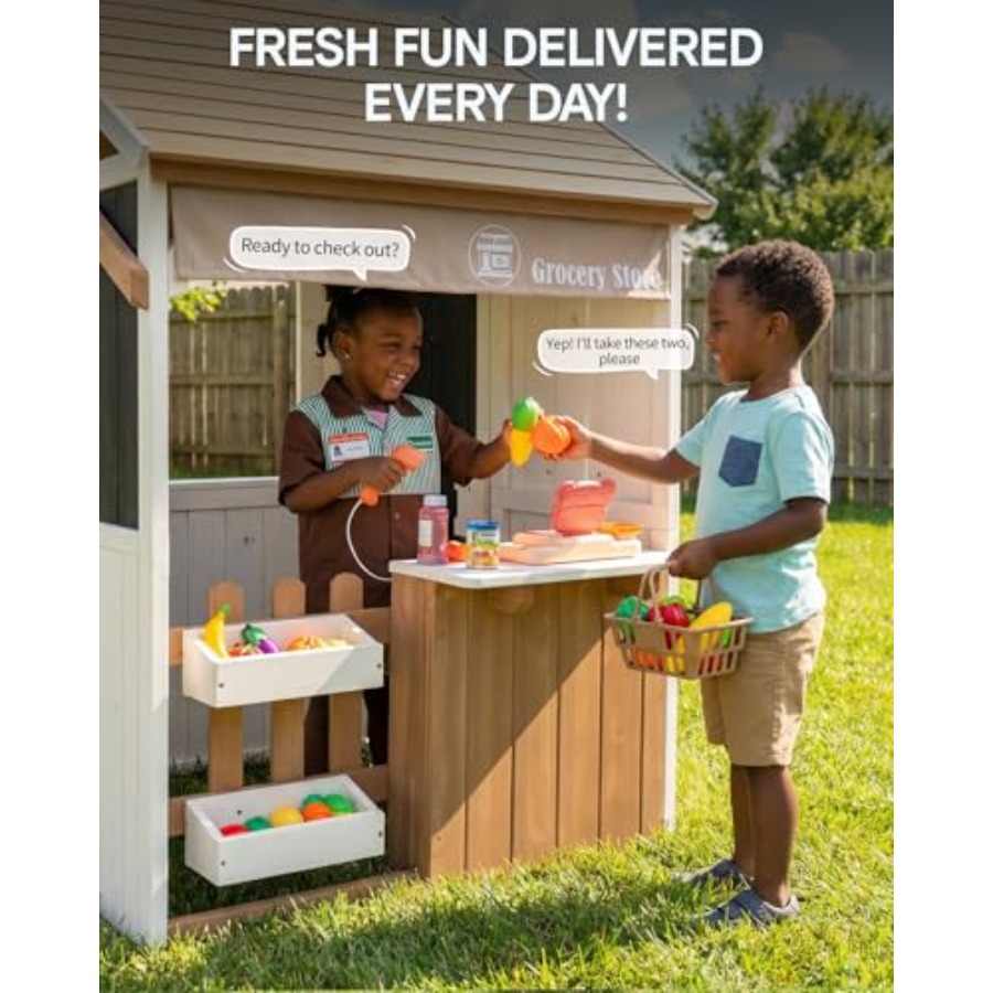 Детский уличный игровой домик  – обзор и цена Kids Outdoor Bbq