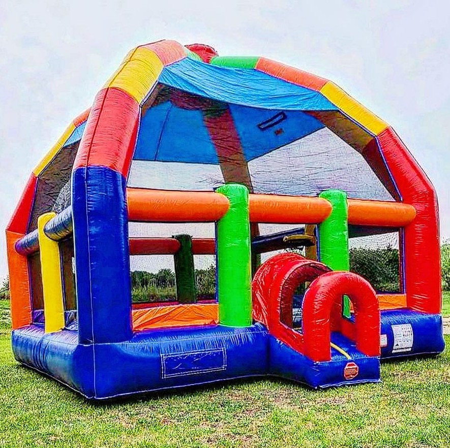 Большой надувной батут-замок д – обзор и цена Kids Outdoor Jump House