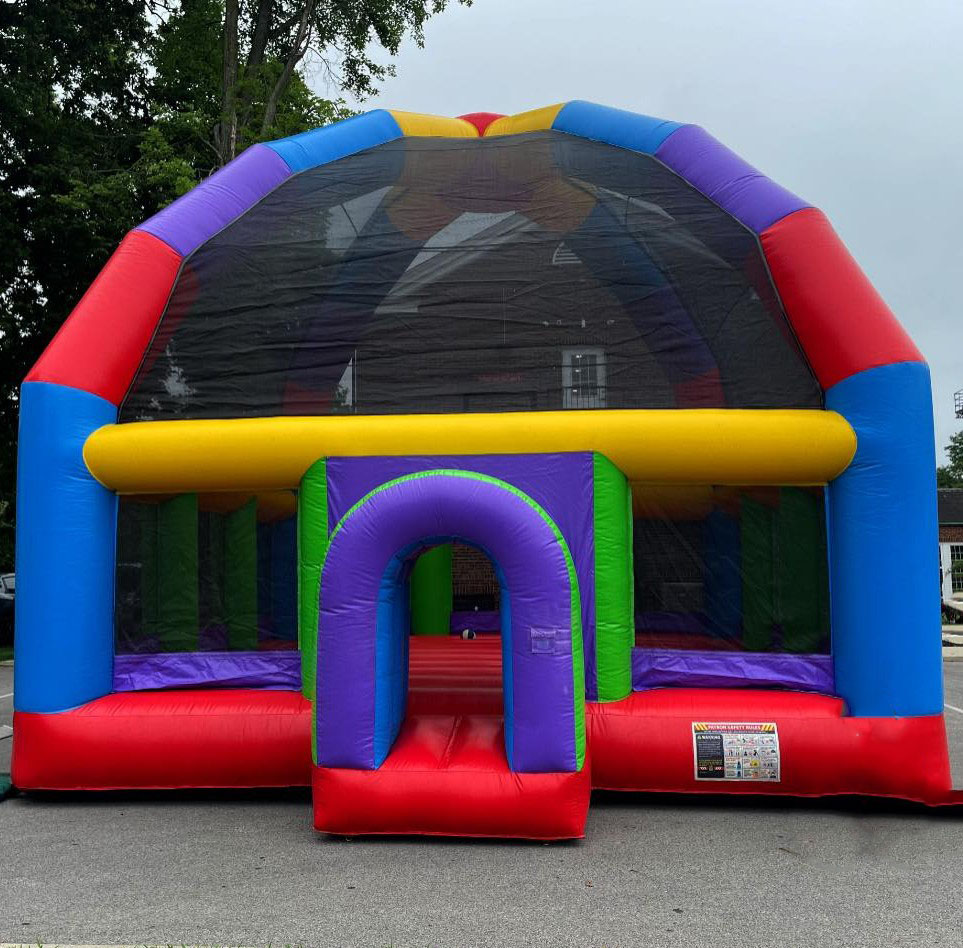 Большой надувной батут-замок д – обзор и цена Kids Outdoor Jump House
