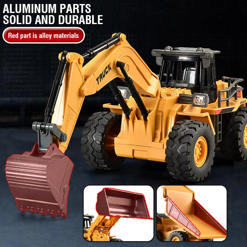 2,4G сплав, экскаватор с диста – обзор и цена Kids Outdoor Digger
