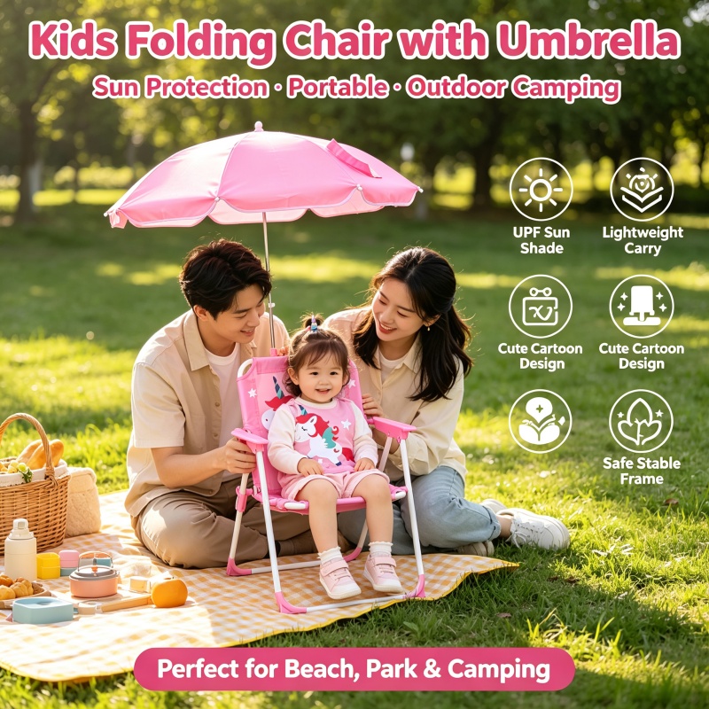 Детский складной стул с солнце – обзор и цена Kids Outdoor Umbrella Chair