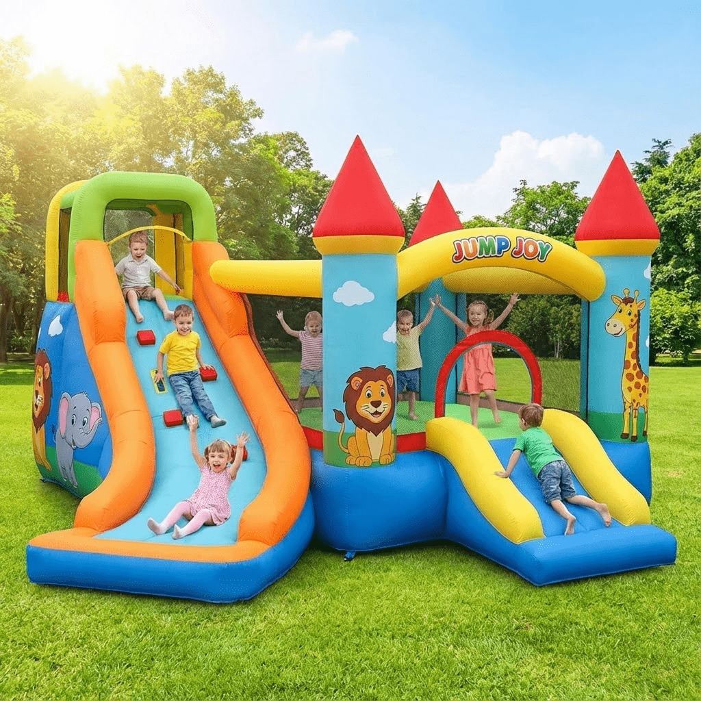 Надувной коммерческий батут-го – обзор и цена Kids Outdoor Jump House