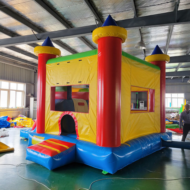 Надувной домик с горкой, прыга – обзор и цена Kids Outdoor Jump House