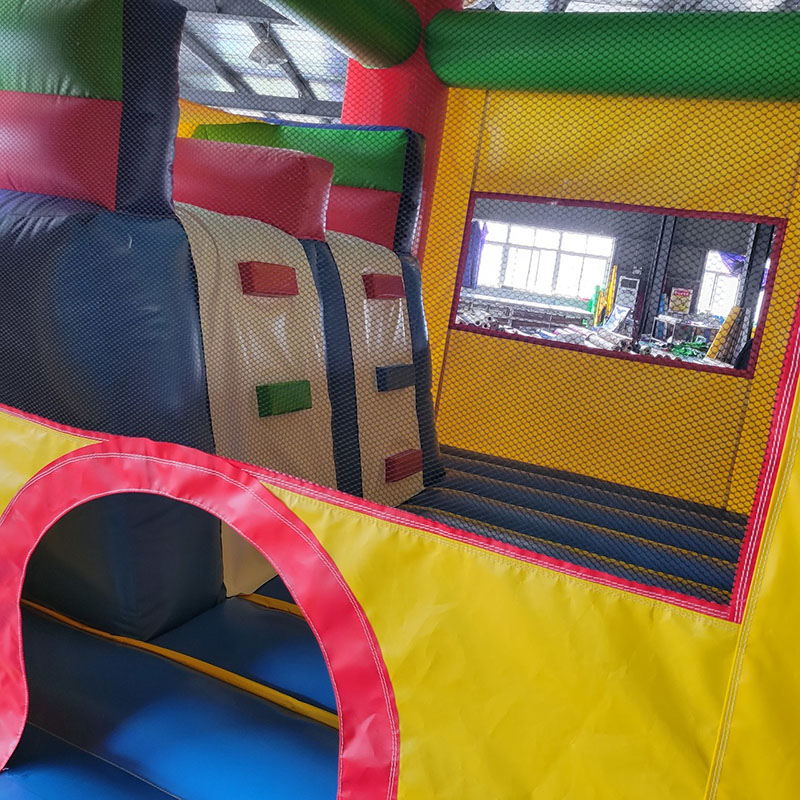 Надувной домик с горкой, прыга – обзор и цена Kids Outdoor Jump House