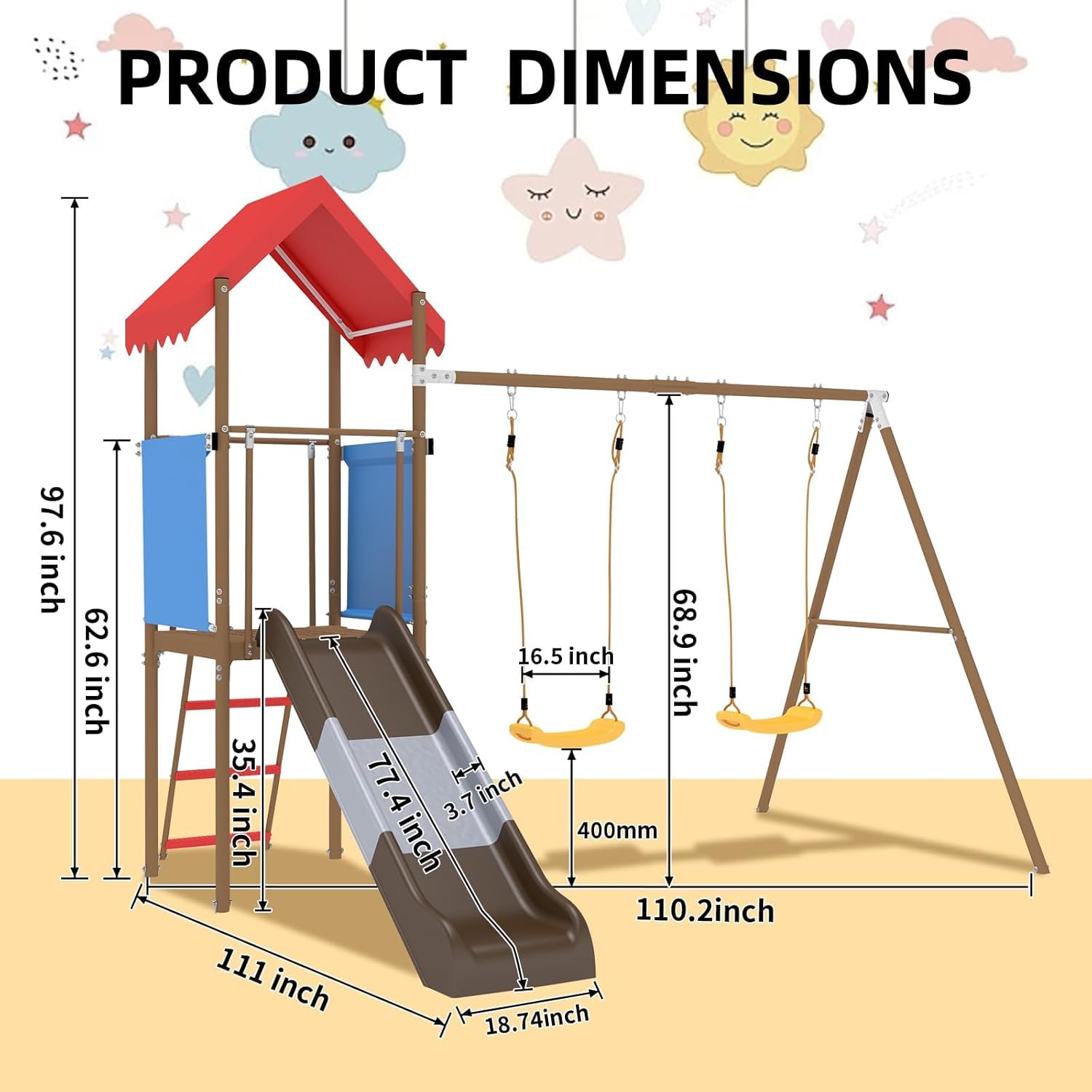 Металлическая качельная площад – обзор и цена Kids Outdoor Garden Set
