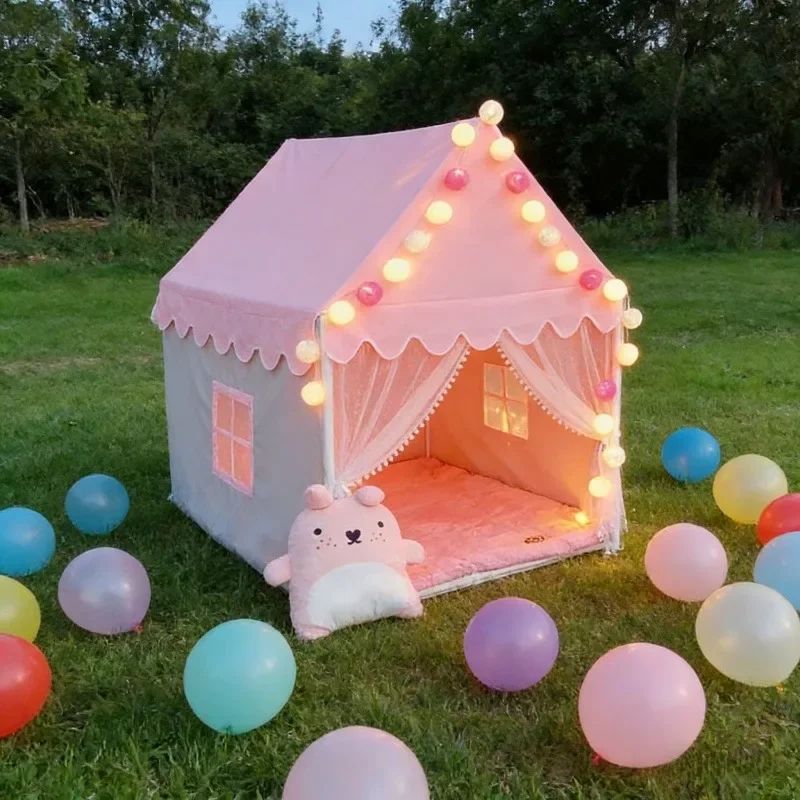 Большой розовый игровой домик- – обзор и цена Kids Outdoor Play Tent