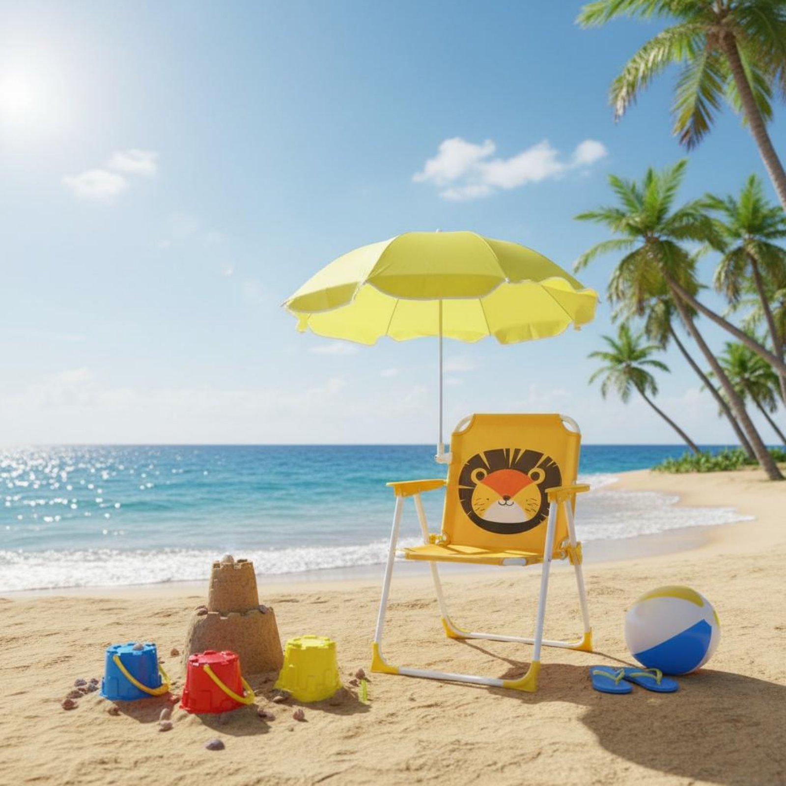 Детский портативный стульчик с – обзор и цена Kids Outdoor Umbrella Chair