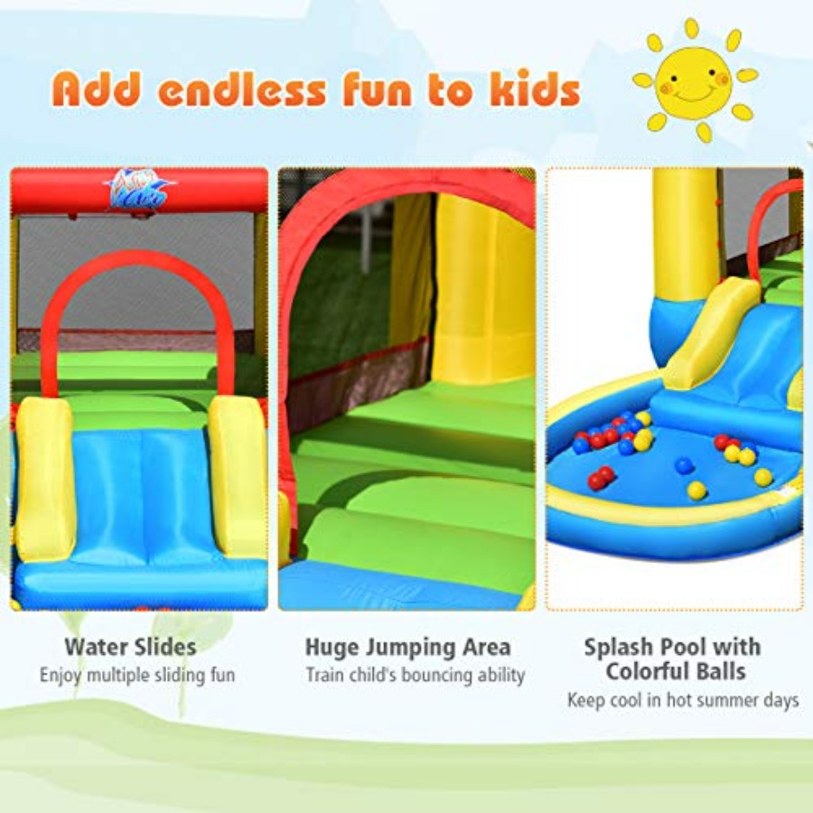 Надувной батут для детей 3-5 л – обзор и цена Kids Outdoor Jump House