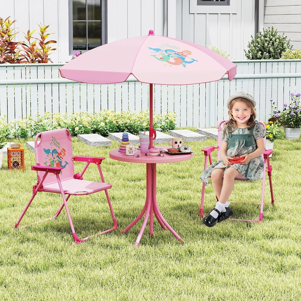 Детский стол для пикника, детс – обзор и цена Kids Outdoor Umbrella Chair