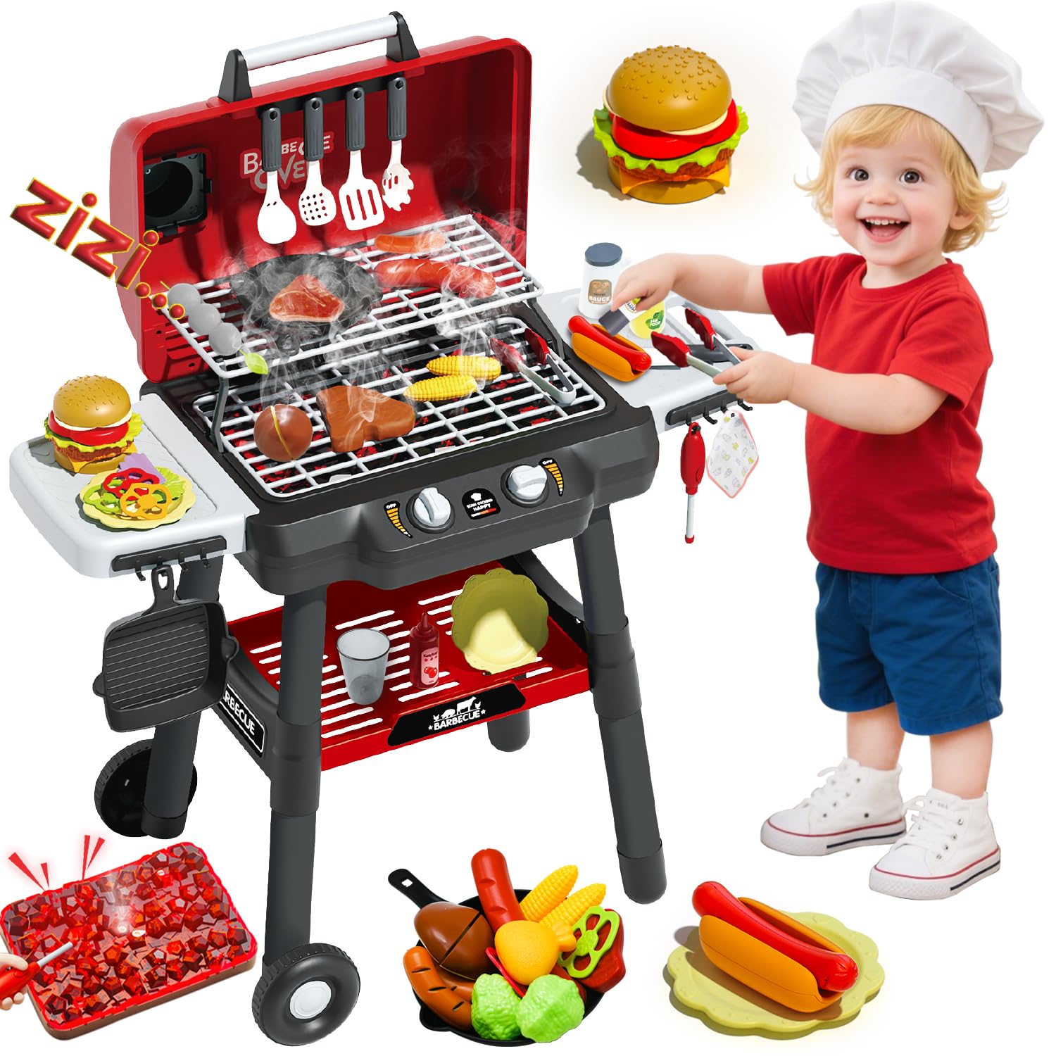 Детский игрушечный гриль, игро – обзор и цена Kids Outdoor Bbq