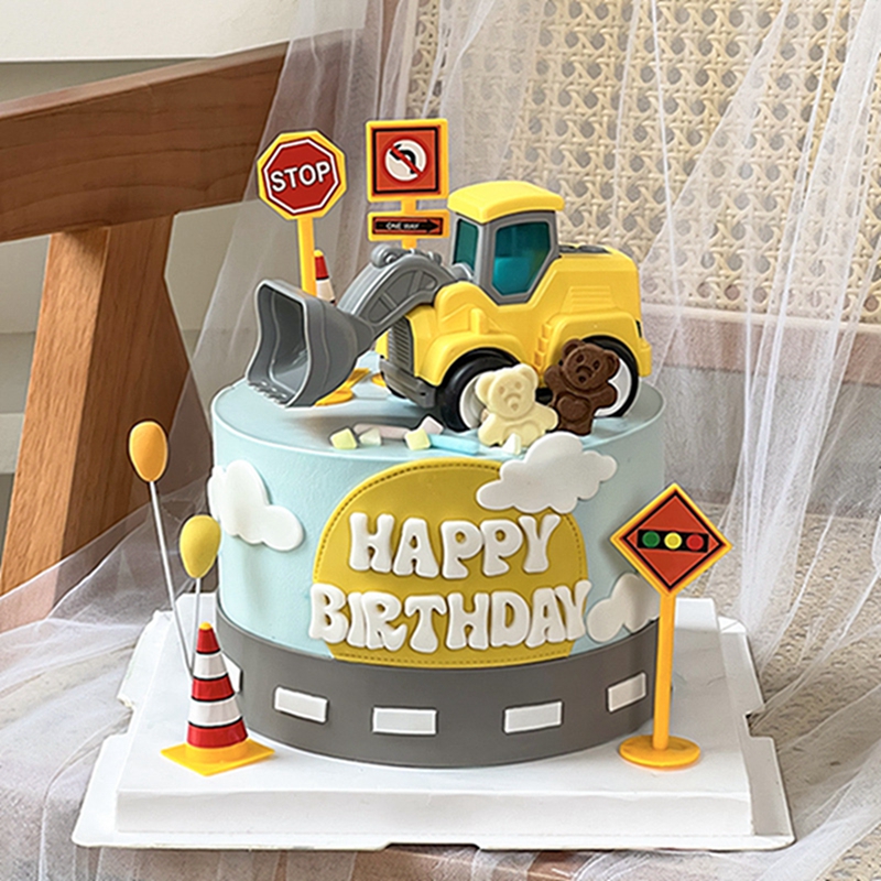 Строительные топперы для торта – обзор и цена Kids Outdoor Digger