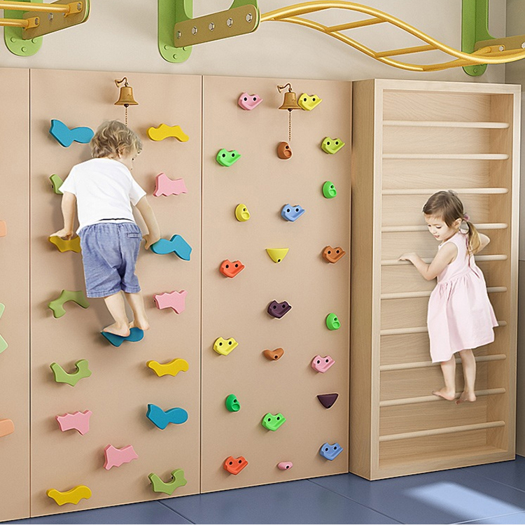 Детская деревянная скалодромна – обзор и цена Kids Outdoor Climbing Wall
