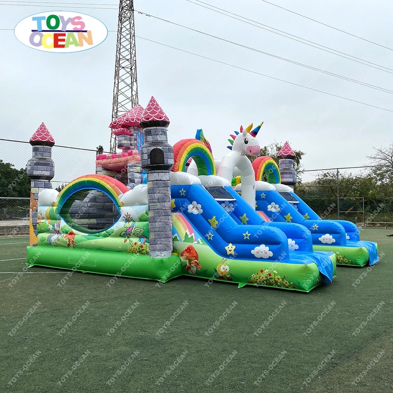 Надувной батутный комплекс для – обзор и цена Kids Outdoor Jump House