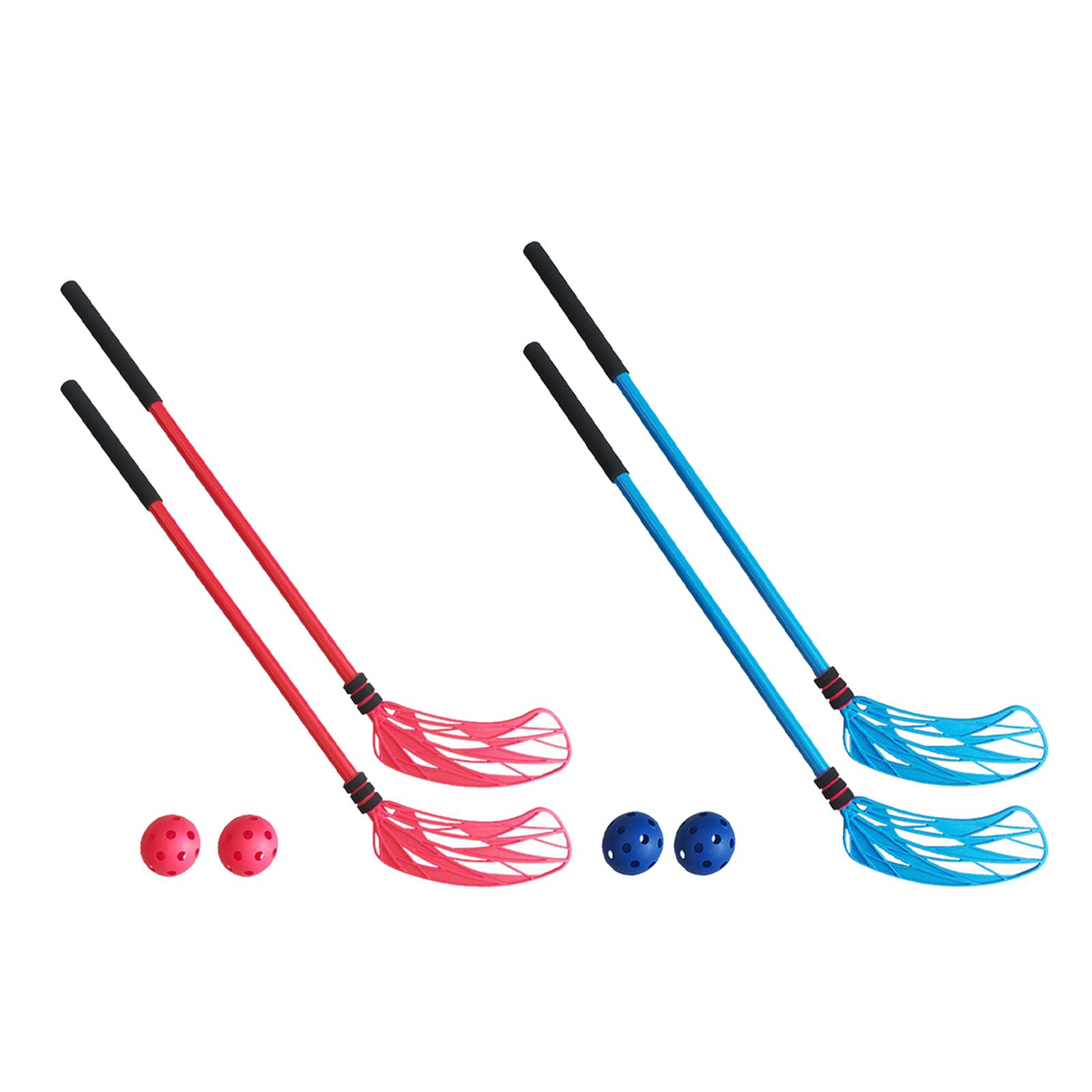 2 комплекта клюшек для напольн – обзор и цена Kids Outdoor Hockey Sticks