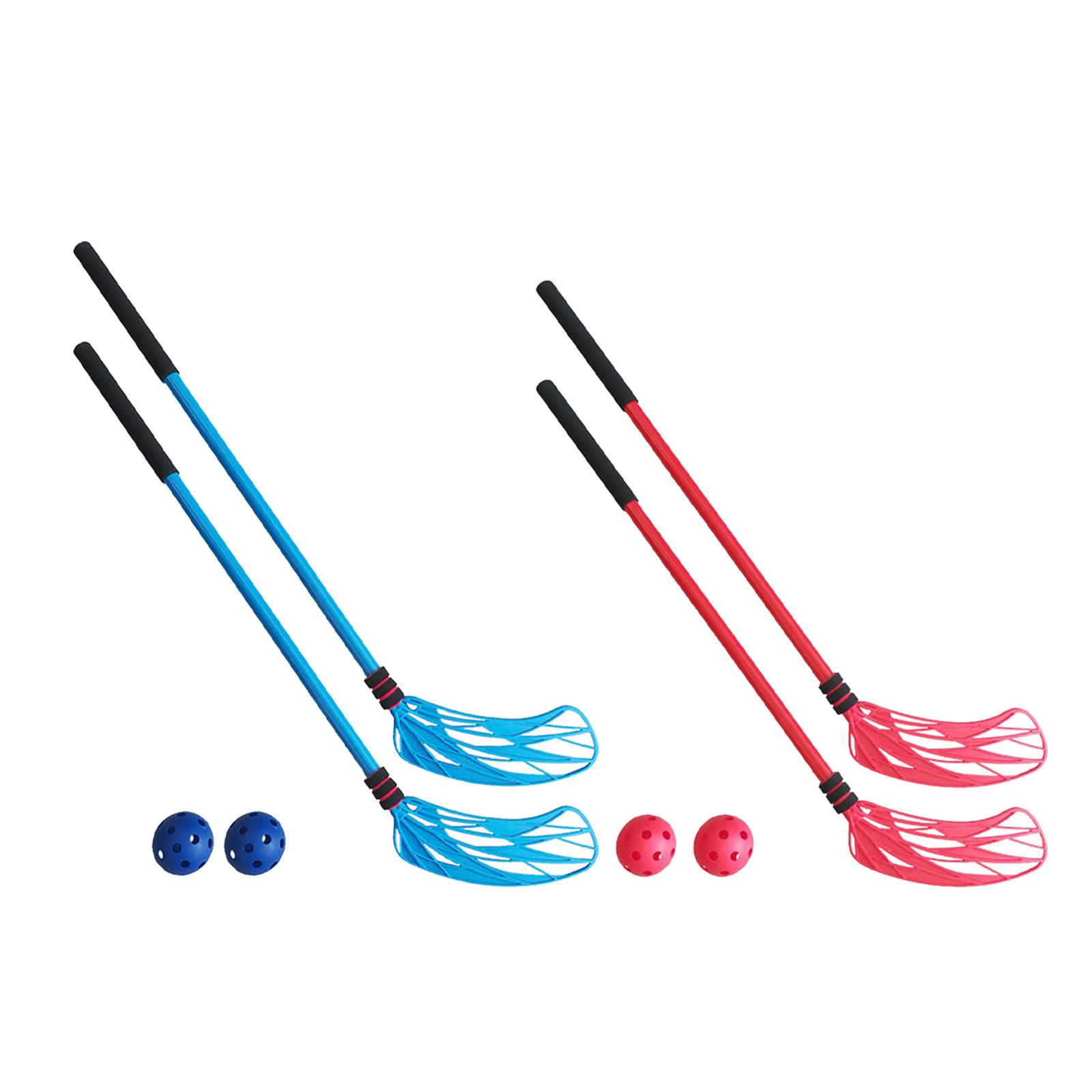 2 комплекта клюшек для напольн – обзор и цена Kids Outdoor Hockey Sticks