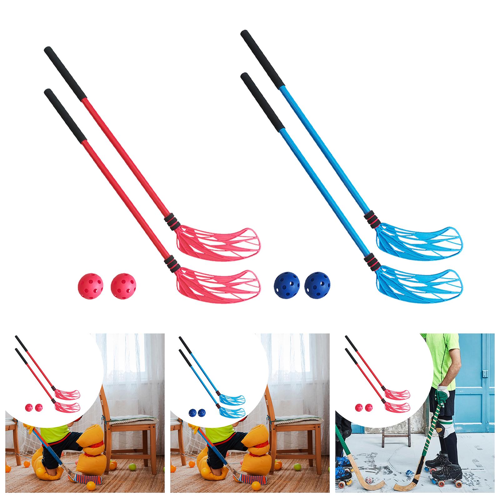 2 комплекта клюшек для напольн – обзор и цена Kids Outdoor Hockey Sticks