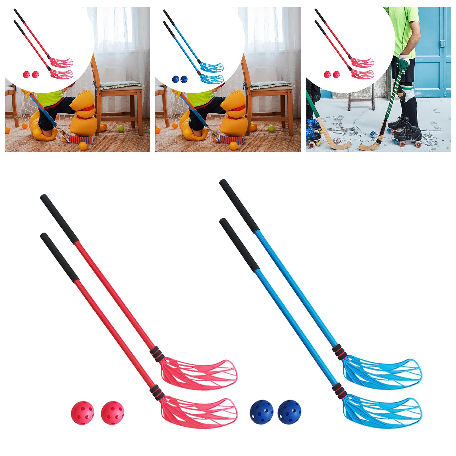 2 комплекта клюшек для напольн – обзор и цена Kids Outdoor Hockey Sticks