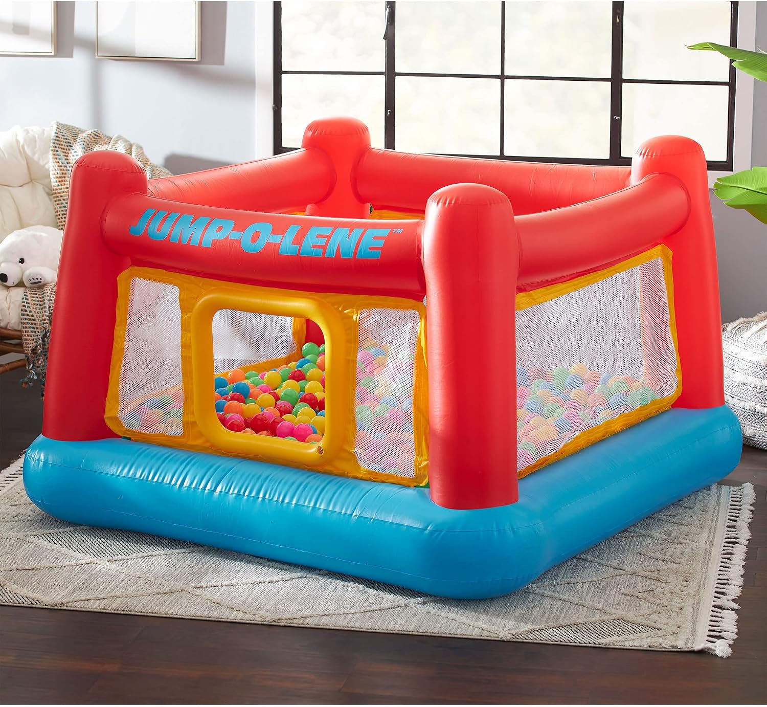 Надувной батут-домик для детей – обзор и цена Kids Outdoor Jump House