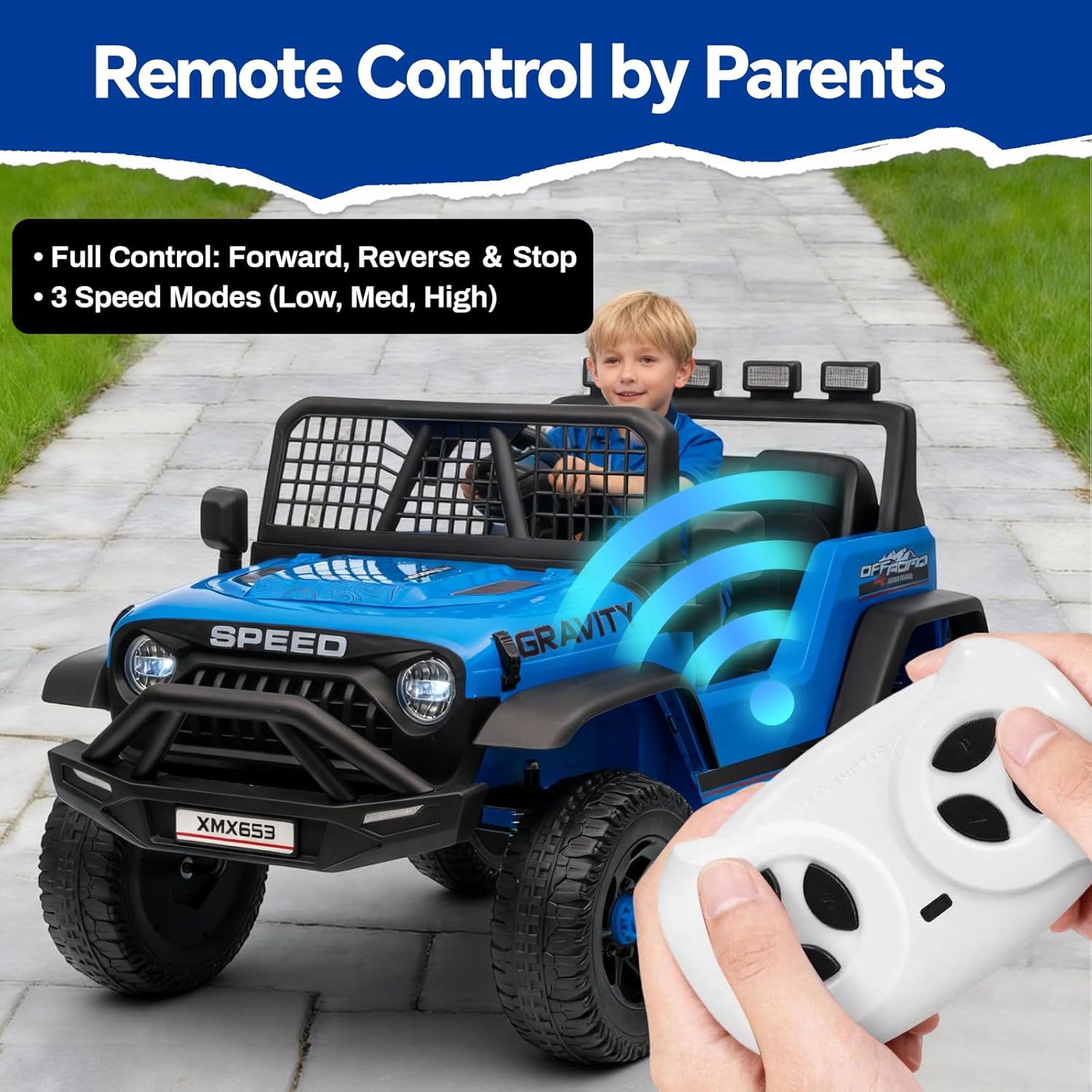 Детский электромобиль-трак 12В – обзор и цена Ride On Toy Car