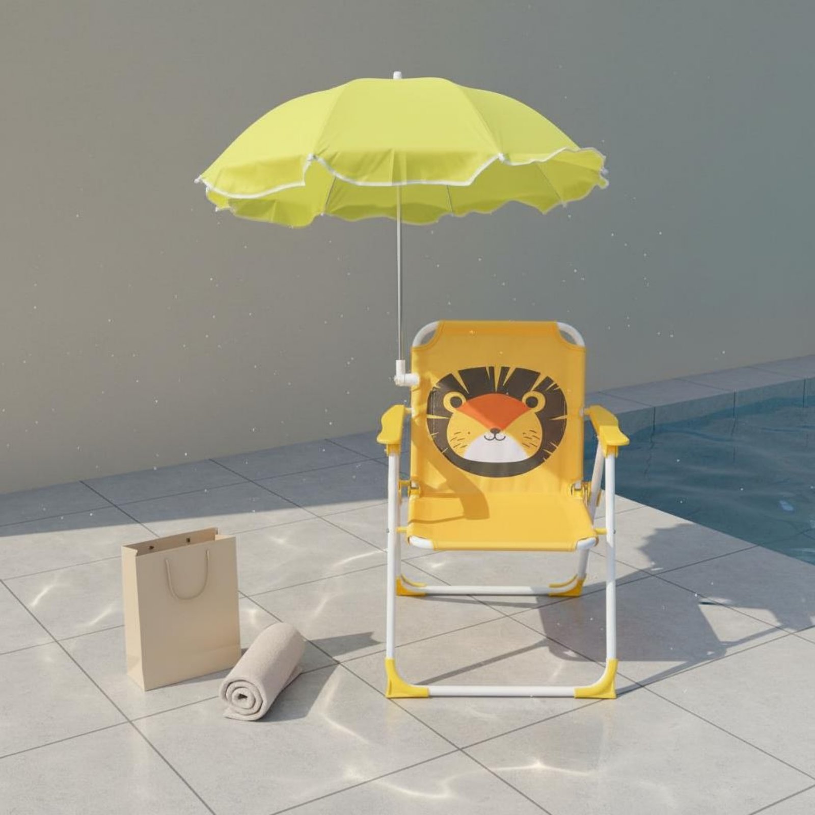 Детский портативный стульчик с – обзор и цена Kids Outdoor Umbrella Chair