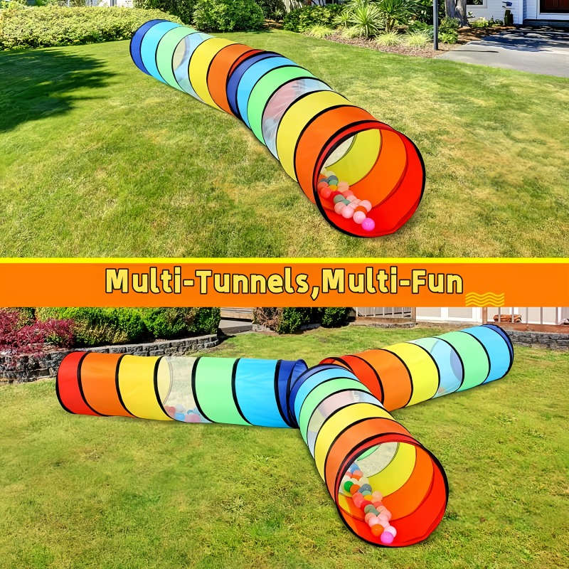 Красочный туннель для ползания – обзор и цена Kids Outdoor Play Tent