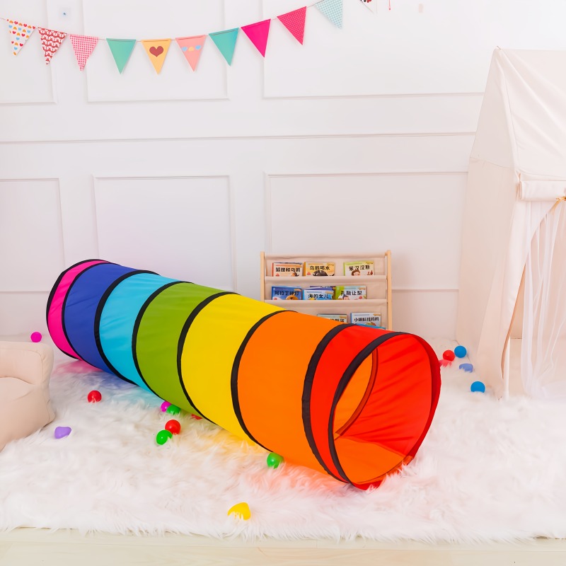 Красочный туннель для ползания – обзор и цена Kids Outdoor Play Tent
