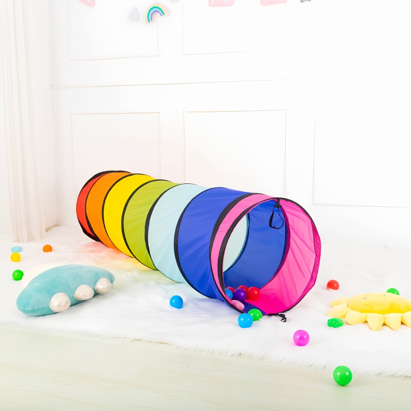 Красочный туннель для ползания – обзор и цена Kids Outdoor Play Tent