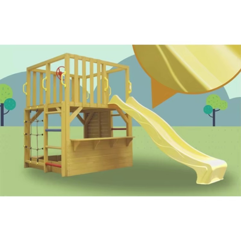 Детский деревянный уличный дом – обзор и цена Kids Outdoor Climbing Wall